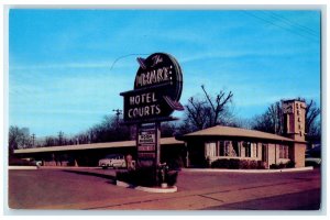 c1960's The Drake Hotel Courts Exterior Roadside Nashville Tennessee TN Postcard