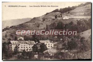 Old Postcard Bussang Vosges Great Hotels Sources