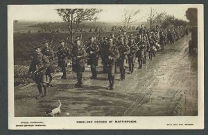 Ca 1916 RPPC* Highland Heroes Of Martinpuich Mint