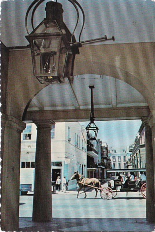 Louisiana New Orleans The French Quarter Lanterns and Archways 1980