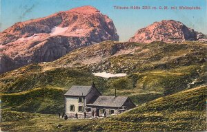 Mountaineering Austria Vorarlberg Tilisuna refuge hut cottage  Weissplatte