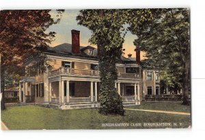 Binghamton New York NY Postcard 1907-1915 Binghamton Club