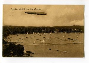 288595 ZEPPELIN dirigible airship WANNSEE Germany Vintage PC