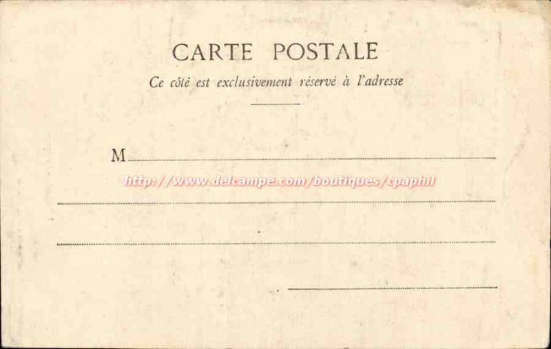 Roanne - Le Lycee - Old Postcard