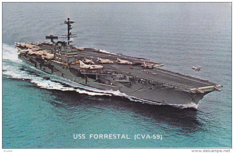 U. S. S. Forrestal (CVA - 59), 1940-1960s