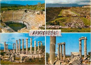 Postcard Modern Turkey aydin Kuyucak views from the ruins of Aphrodisias