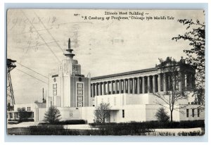 Vintage Worlds Fair Illinois Host Building Postcard P148