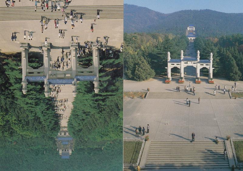 Dr Sun Yat Museum China Zhongshan Lin 2x Postcard s