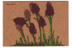 Fiori Alpini. Alpine Flowers Cork Postcard