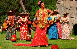 Hawaii Honolulu Dancing The Hula Kodak Hula Show 1973