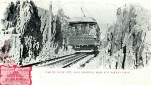 1898 Elizor Holyoke Mt Tom Railroad Vintage Postcard P144