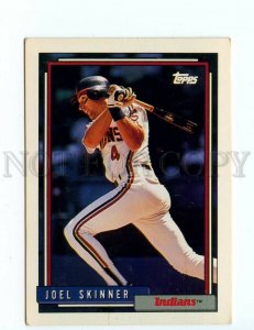 088917 Baseball Topps CARD 1992 Joel Skinner Indians #378