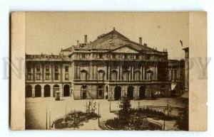 498290 Italy Milan Piazza della Scala Vintage CDV photo