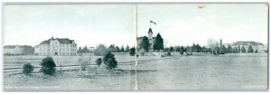 Oregon Agricultural College Corvallis Oregon OR Panorama Fold Out Postcard