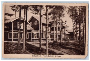 Lekvattnet Sweden Postcard Tourist Hotel Lillehammer c1930's Vintage Unposted