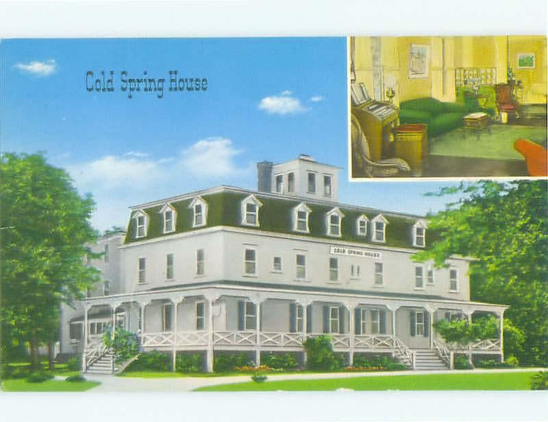 Unused Pre-1980 COLD SPRING HOUSE HOTEL Wickford Rhode Island RI hr5628