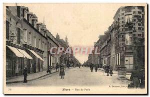 Flers Old Postcard Paris Street