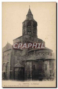 Postcard Old Orcival Basilica