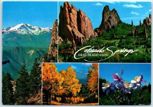 Postcard - For All The Right Seasons - Colorado Springs, Colorado