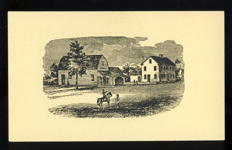 Lebanon, Connecticut/Conn/CT Postcard,The Trumbell Dwelling & War Office