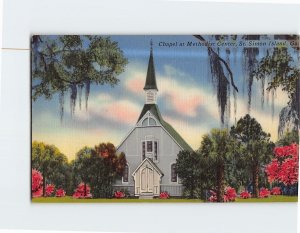 Postcard Chapel at Methodist Center St. Simon Island Georgia USA