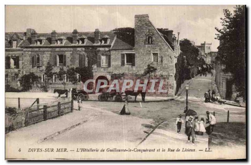 Old Postcard Dives sur Mer The hotel industry of William the Conqueror and th...