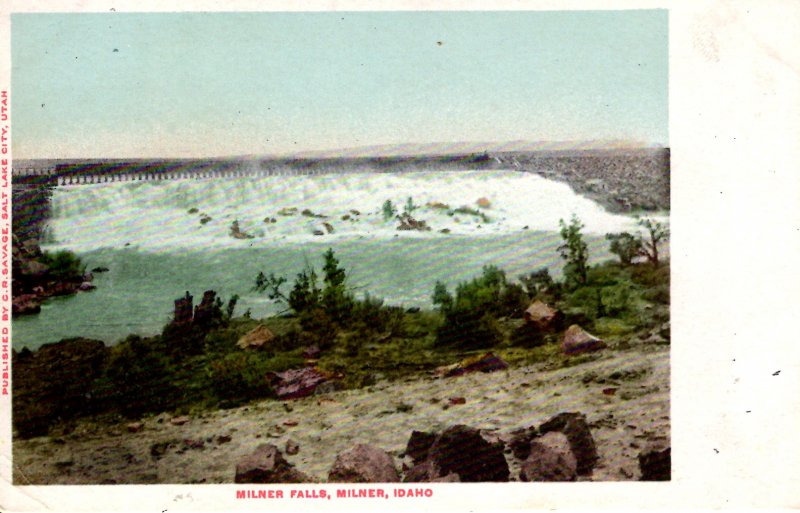 Milner, Idaho - The view of Milner Falls - in 1904