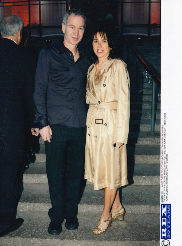 John McEnroe Patty Smyth New York Film Festival 2004 Tennis Press Photo