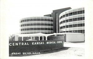 RPPC Postcard; Central Kansas Medical Center Hospital, Great Bend KS Unposted
