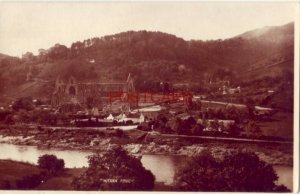 TINTERN ABBEY on the banks of River Wye, Wales