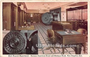 Safe Deposit Department, German American Trust & Savings Bank - Los Angeles, ...