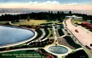 Seattle, Washington - Birds-eye view of Volunteer Park - c1908