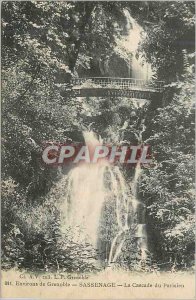 Old Postcard surroundings Grenoble Sassenage The Parisien Cascade