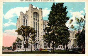 Michigan Detroit New Masonic Temple