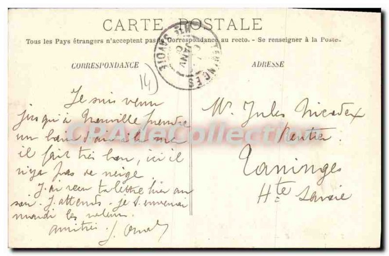 Old Postcard Trouville the boards