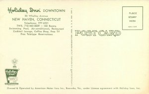 Holiday Inn Downtown New Haven Connecticut Postcard