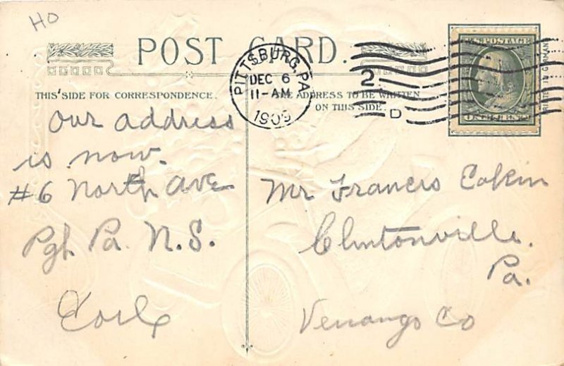 Christmas greeting Snow Babies 1909 