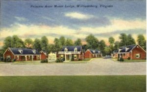 Princess Anne Motor Lodge - Williamsburg, Virginia VA  