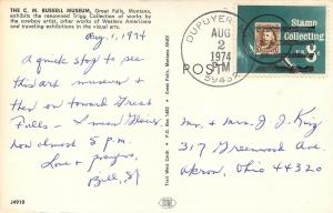 Great Falls MontanaC M Russell Museum of Cowboy Artists1974 Postcard