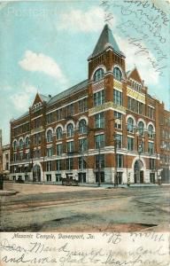 IA, Davenport, Iowa, Masonic Temple, Independent 5 & 10 Cent Store