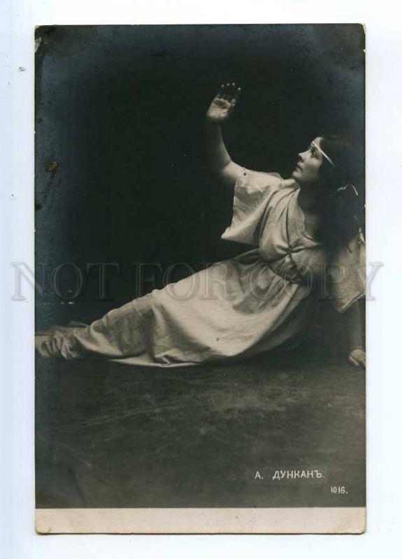 234318 Great Isadora DUNCAN American DANCER Vintage PHOTO PC