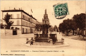 CPA Clermont Ferrand Fontaine d'Amboise FRANCE (1285420)