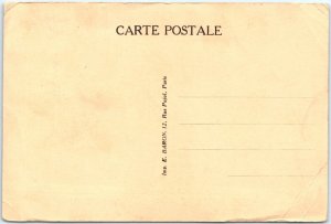 c1930s Paris, France Hotel Nollet Advertising Postcard Stone Place Clichy A121