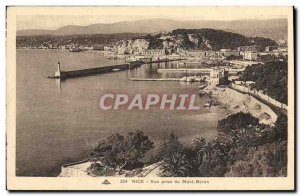 Postcard Old Nice View of Mont Boron Jack