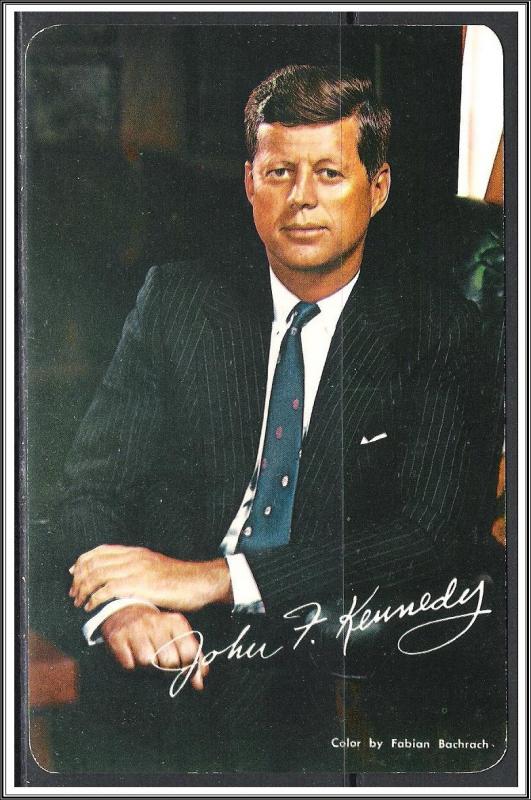 President John F Kennedy Memorial Card - [MX-289}