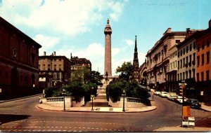 Maryland Baltimore Washington Monument and Mt Vernon Place