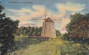 Massachusetts Cape Cod The Old Windmill 1946