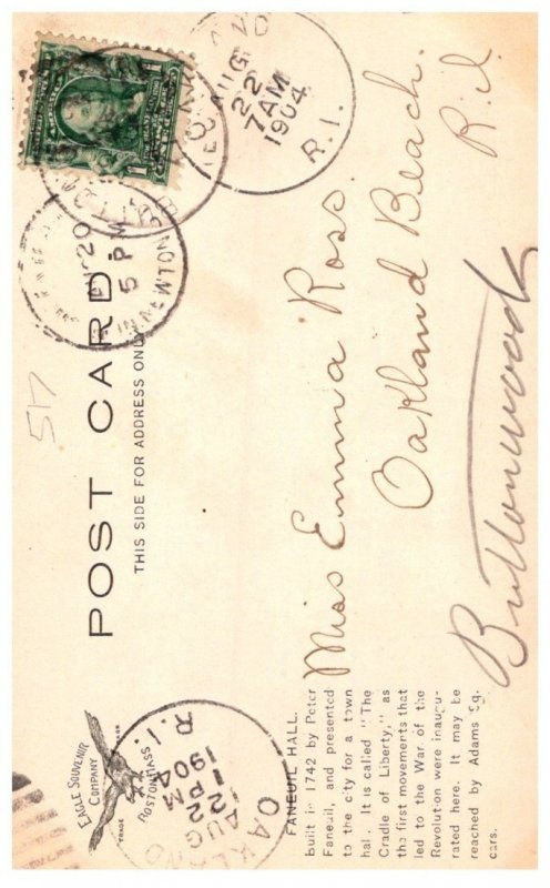 Massachusetts   Boston  Faneuil Hall