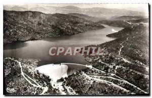 Modern Postcard Frejus Var Aerial view Lae Dam Malpasset before the disaster