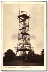 Old Postcard Mulhouse the belvedere